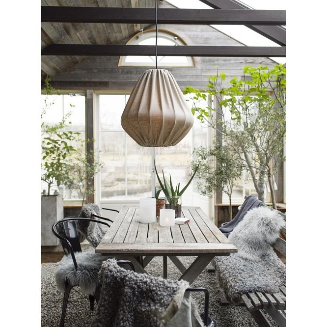 Abażurowa lampa ogrodowa outdoor PR Home